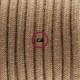 Pendel único, lámpara colgante cable textil Marrón en Algodón RC13