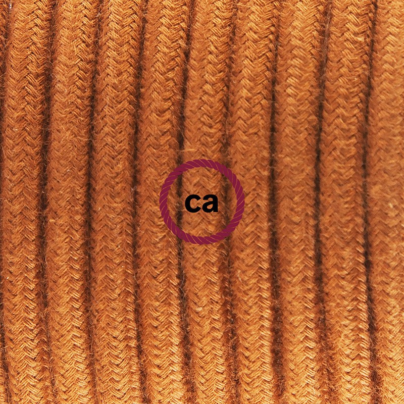 Pendel único, lámpara colgante cable textil Ciervo en Algodón RC23
