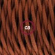 Pendel único, lámpara colgante cable textil Ciervo en Algodón TC23