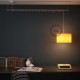 Pendel para pantalla, lámpara colgante cable textil Negro en Algodón RC04