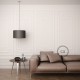 Pendel para pantalla, lámpara colgante cable textil Blanco en Algodón RC01