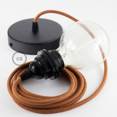 Pendel para pantalla, lámpara colgante cable textil Ciervo en Algodón RC23