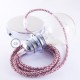 Pendel para pantalla, lámpara colgante cable textil Pixel Fuchsia RX00