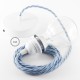 Pendel para pantalla, lámpara colgante cable textil Oceano en Algodón TC53