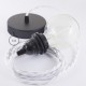 Pendel para pantalla, lámpara colgante cable textil Blanco en Algodón TC01