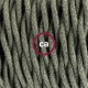 Pendel para pantalla, lámpara colgante cable textil Gris Verde en Algodón TC63