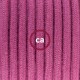 Pendel único, lámpara colgante cable textil Rojo Violeta Algodón RC32