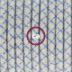 Pendel único, lámpara colgante cable textil Rombo Azul Steward RD65