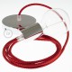 Pendel único, lámpara colgante cable textil Red Devil 3D RT94