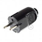 Clavija Schuko negra – Made in Italy