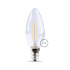 Bombilla filamento Led Aceituna 4W E14 Clara