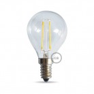 Bombilla filamento Led Esférica 4W E14 Clara