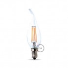 Bombilla filamento Led Golpe de viento 4W E14 Clara