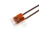 Borne universal 2 polos Transparente
