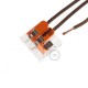 Borne universal 3 polos Transparente