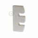 Ajustador de altura para lámpara colgante en madera pintada blanco. Made in Italy.