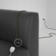 Alargador eléctrico con cable textil RC13 Algodón Marrón 2P 10A Made in Italy.