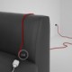 Alargador eléctrico con cable textil RC35 Algodón Rojo Fuego 2P 10A Made in Italy.