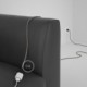 Alargador eléctrico con cable textil RD63 Algodón y Lino Natural Rombo Corteza 2P 10A Made in Italy.