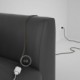 Alargador eléctrico con cable textil RD73 Algodón y Lino Natural ZigZag Corteza 2P 10A Made in Italy.