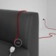 Alargador eléctrico con cable textil RM09 Efecto Seda Rojo 2P 10A Made in Italy.