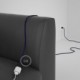 Alargador eléctrico con cable textil RM14 Efecto Seda Púrpura 2P 10A Made in Italy.