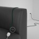 Alargador eléctrico con cable textil RM21 Efecto Seda Verde Oscuro 2P 10A Made in Italy.