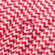 Alargador eléctrico con cable textil RZ09 Efecto Seda ZigZag Blanco Rojo 2P 10A Made in Italy.
