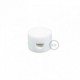 Sujeción de pared universal blanco para cable textil