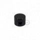 Sujeción de pared universal negro para cable textil