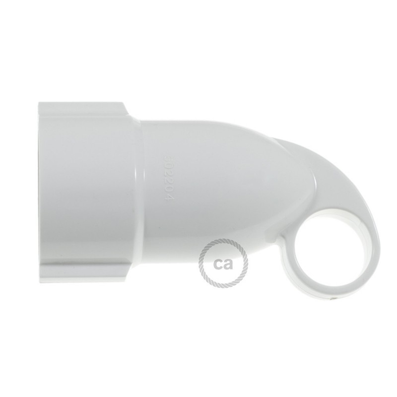 Enchufe Schuko Confort con anillo 16A 250V Blanco
