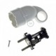 Clavija Schuko Confort con anillo 16A 250V Blanca