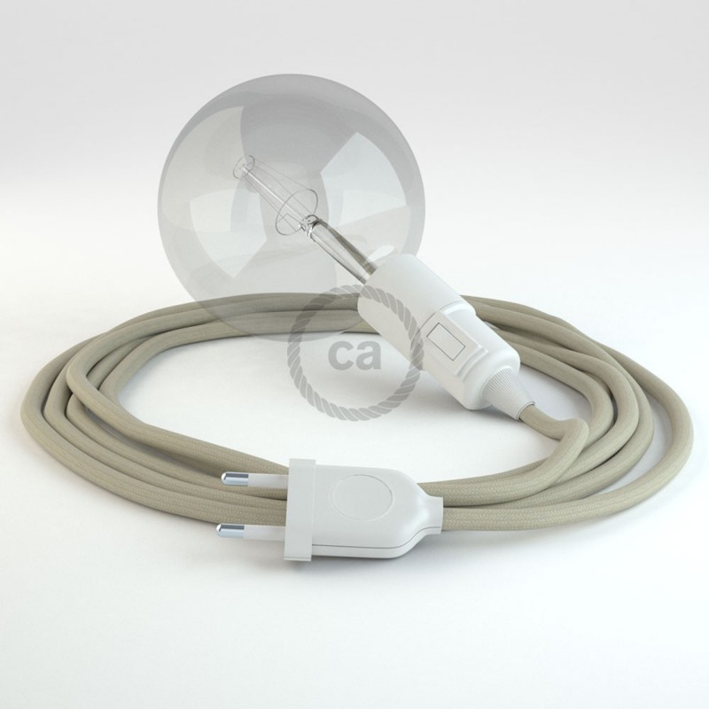 Crea tu Snake Algodón Gris pardo RC43 y trae la luz donde tu quieras.