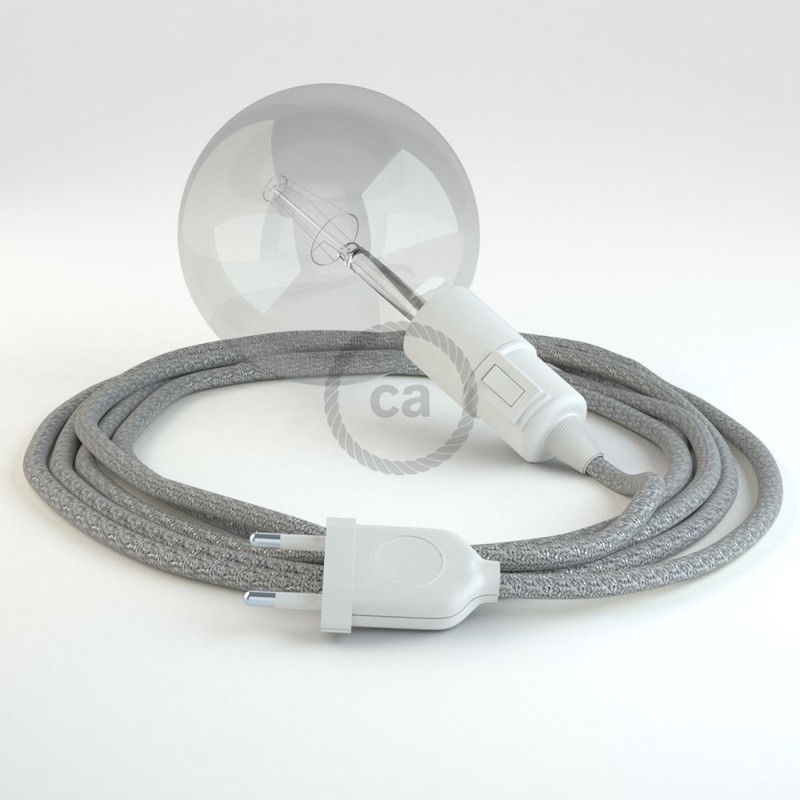 Crea tu Snake Glitter Plateado RL02 y trae la luz donde tu quieras.
