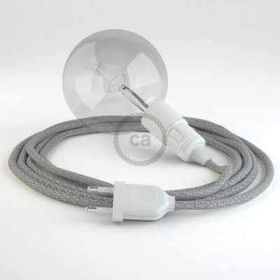 Crea tu Snake Glitter Plateado RL02 y trae la luz donde tu quieras.