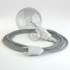 Crea tu Snake Glitter Plateado RL02 y trae la luz donde tu quieras.