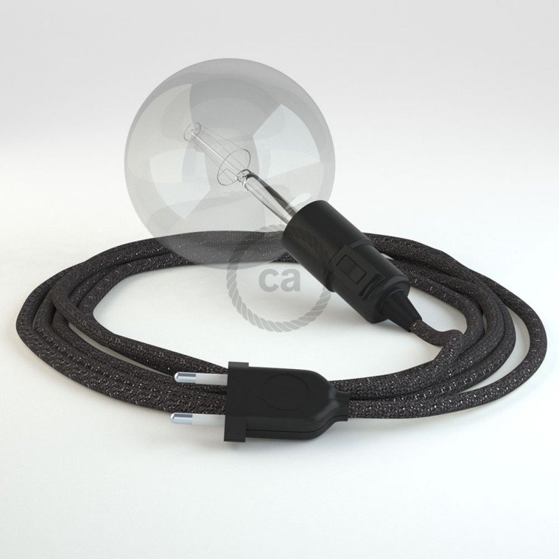 Crea tu Snake Glitter Gris RL03 y trae la luz donde tu quieras.