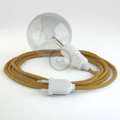 Crea tu Snake Glitter Dorado RL05 y trae la luz donde tu quieras.