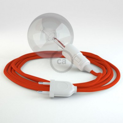 Crea tu Snake Efecto Seda Naranja RM15 y trae la luz donde tu quieras.