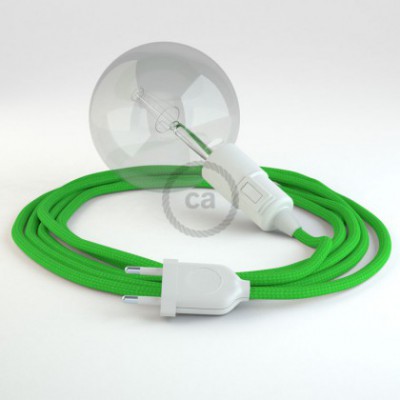Crea tu Snake Efecto Seda Verde Lima RM18 y trae la luz donde tu quieras.