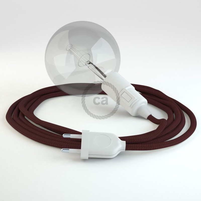 Crea tu Snake Efecto Seda Burdeos RM19 y trae la luz donde tu quieras.
