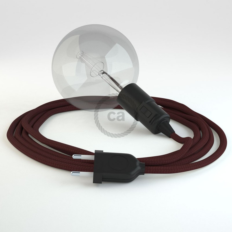 Crea tu Snake Efecto Seda Burdeos RM19 y trae la luz donde tu quieras.