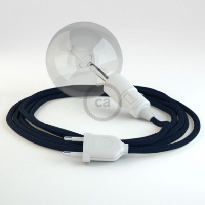 Crea tu Snake Efecto Seda Azul Marino RM20 y trae la luz donde tu quieras.