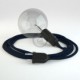 Crea tu Snake Efecto Seda Azul Marino RM20 y trae la luz donde tu quieras.