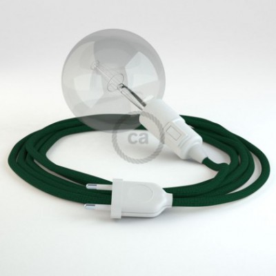 Crea tu Snake Efecto Seda Verde Oscuro RM21 y trae la luz donde tu quieras.