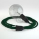 Crea tu Snake Efecto Seda Verde Oscuro RM21 y trae la luz donde tu quieras.