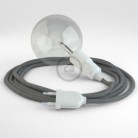 Crea tu Snake Lino Natural Gris RN02 y trae la luz donde tu quieras.