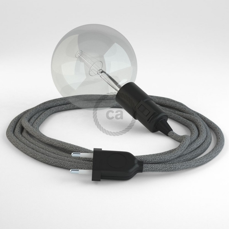 Crea tu Snake Lino Natural Gris RN02 y trae la luz donde tu quieras.