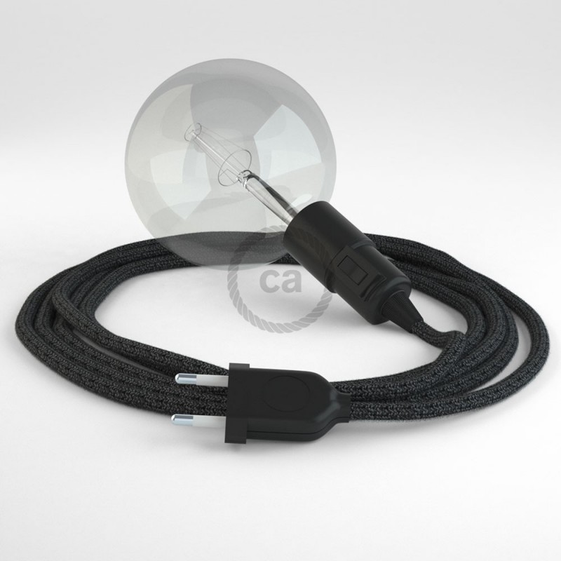 Crea tu Snake Lino Natural Antracita RN03 y trae la luz donde tu quieras.