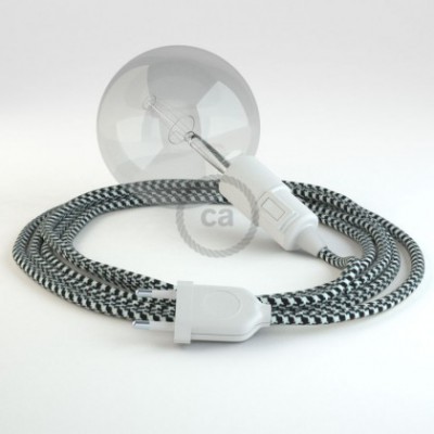 Crea tu Snake Bicolor Negro RP04 y trae la luz donde tu quieras.